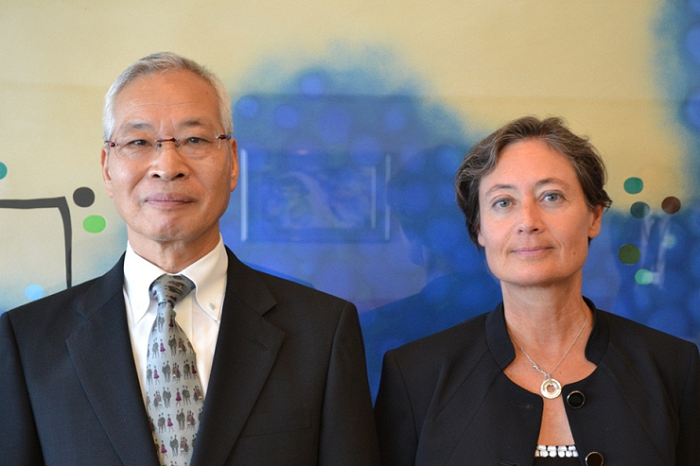 宍戸理事長とAnnik Lambert氏